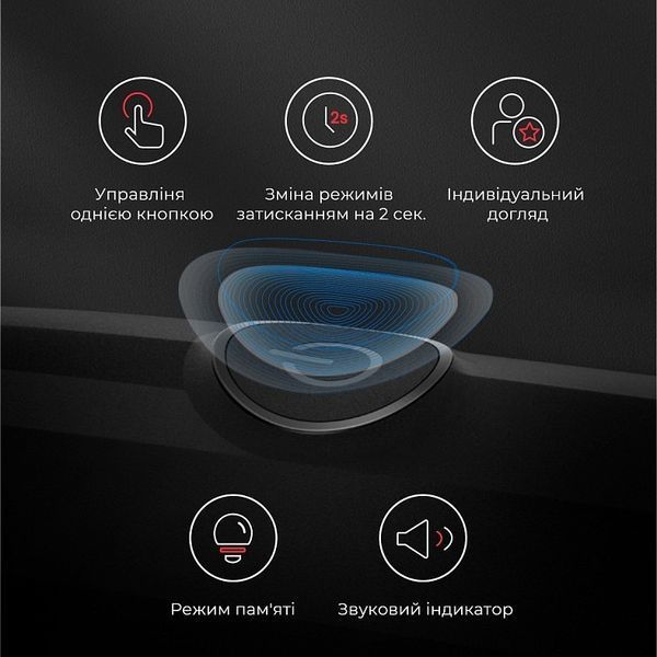 Розумна зубна електрощітка Oclean Endurance Electric Toothbrush Black (6970810552386) DC424820 фото