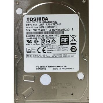 Накопичувач HDD 2.5" SATA 200GB Toshiba 4200rpm 8MB (MQ01AAD020C) DC292113 фото