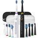 Набір зубних щіток Pecham Black and White Travel Set PC-084 (0290119010100) DC522394 фото 13