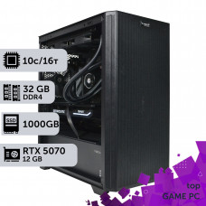 Ігровий комп'ютер GamePC TOP #474 Core i5 14400F/32 GB/SSD 1TB/GeForce RTX 5070 12GB