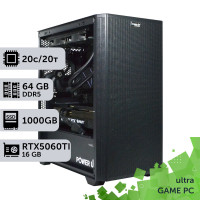Ігровий комп'ютер GamePC Ultra #517 Core Ultra 7 265KF/64GB/HDD 4TB/SSD 1TB/GeForce RTX 5060Ti 16GB