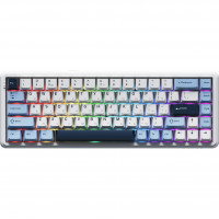 Клавіатура бездротова Ajazz AK680 Max (8+8K) Magnetic Switch White (AK680-M-BWD-A)