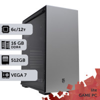 Ігровий комп'ютер GamePC Lite #152 Ryzen 7 5700G/16 GB/HDD 1 TB/SSD 512GB/Int Video