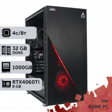 Ігровий комп'ютер GamePC Lite #315 Core i3 14100F/32 GB/SSD 1TB/GeForce RTX 4060Ti 8GB