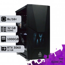 Ігровий комп'ютер GamePC TOP #447 Ryzen 7 8700F/32 GB/SSD 1TB/GeForce RTX 3060 12GB