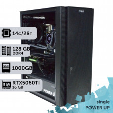 Робоча станція PowerUp #328 Xeon E5 2690 v4/128 GB/SSD 1TB/GeForce RTX 5060Ti 16GB