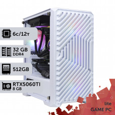 Ігровий комп'ютер GamePC Lite #491 Ryzen 5 5600/32 GB/SSD 512GB/GeForce RTX 5060Ti 8GB