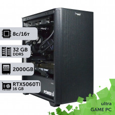 Ігровий комп'ютер GamePC Ultra #489 Ryzen 7 7800 X3D/32 GB/SSD 2TB/GeForce RTX 5060Ti 16GB