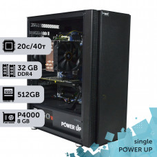 Робоча станція PowerUp #299 Xeon E5 2673 v4/32 GB/SSD 512GB/NVIDIA Quadro P4000 8GB