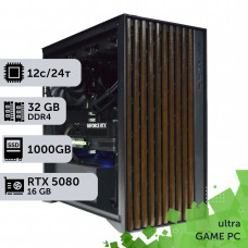Ігровий комп'ютер GamePC Ultra #418 Ryzen 9 9900x/32 GB/SSD 1TB/GeForce RTX 5080 16GB