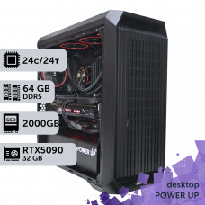 Робоча станція PowerUp Desktop #681 Core Ultra 9 285K/64 GB/SSD 2TB/GeForce RTX 5090 32GB