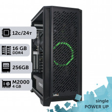 Робоча станція PowerUp #159 Xeon E5 2690 v3/16 GB/SSD 256GB/NVIDIA Quadro M2000 4GB