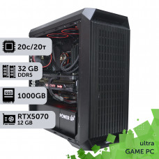 Ігровий комп'ютер GamePC Ultra #479 Core Ultra 7 265KF/32 GB/SSD 1TB/GeForce RTX 5070 12GB