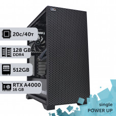 Робоча станція PowerUp #228 Xeon E5 2673 v4/128 GB/SSD 512GB/NVIDIA Quadro RTX A4000 16GB