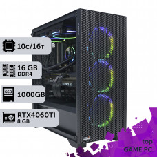 Ігровий комп'ютер GamePC TOP #210 Core i5 13400F/16 GB/SSD 1TB/GeForce RTX 4060Ti 8GB