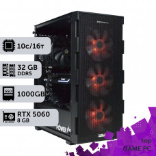 Ігровий комп'ютер GamePC TOP #534 Core i5 13400F/32 GB/SSD 1TB/GeForce RTX 5060 8GB