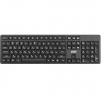 Клавіатура бездротова 2E KS260 WL EN/UKR Black (2E-KS260WB)