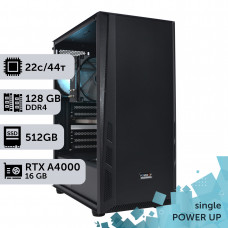 Робоча станція PowerUp #241 Xeon E5 2699 v4/128 GB/SSD 512GB/NVIDIA Quadro RTX A4000 16GB