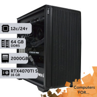 Комп'ютер Power Up #2 для After Effects/Ryzen 9 7900x/64 GB/SSD 2TB/GeForce RTX 4070Ti Super 16GB