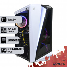 Ігровий комп'ютер GamePC Lite #279 Core i3 14100F/32 GB/SSD 1TB/GeForce RTX 4060Ti 16GB