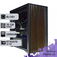 Робоча станція PowerUp Desktop #636 Ryzen 7 9700х/32 GB/SSD 1TB/GeForce RTX 5070 12GB