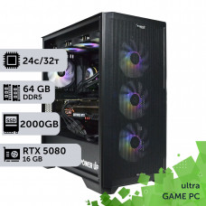 Ігровий комп'ютер GamePC Ultra #409 Core i9 14900K/64 GB/SSD 2TB/GeForce RTX 5080 16GB