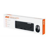 Комплект (клавіатура, миша) бездротовий 2E MK430 Grey/Black (2E-MK430WBGR_UA)