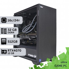 Ігровий комп'ютер GamePC Ultra #196 Core i7 13700F/32 GB/SSD 512GB/GeForce RTX 4070 12GB