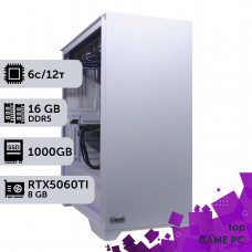 Ігровий комп'ютер GamePC TOP #484 Ryzen 5 8400F/16 GB/SSD 1TB/GeForce RTX 5060Ti 8GB