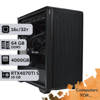 Комп'ютер Power Up #10 для Blender/Ryzen 9 7950x/64 GB/SSD 4TB/GeForce RTX 4070Ti Super 16GB