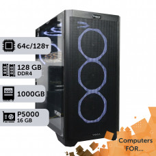 Комп'ютер Power Up #4 для ANSYS/AMD EPYC 7551 x2/128 GB/SSD 1TB/NVIDIA Quadro P5000 16GB