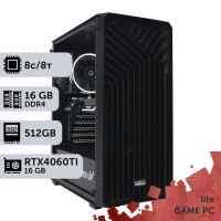 Ігровий комп'ютер GamePC Lite #244 Core i3 12100F/16 GB/SSD 512GB/GeForce RTX 4060Ti 16GB
