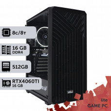 Ігровий комп'ютер GamePC Lite #244 Core i3 12100F/16 GB/SSD 512GB/GeForce RTX 4060Ti 16GB