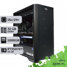 Ігровий комп'ютер GamePC Ultra #463 Core i7 13700F/32 GB/SSD 1TB/GeForce RTX 5070Ti 16GB